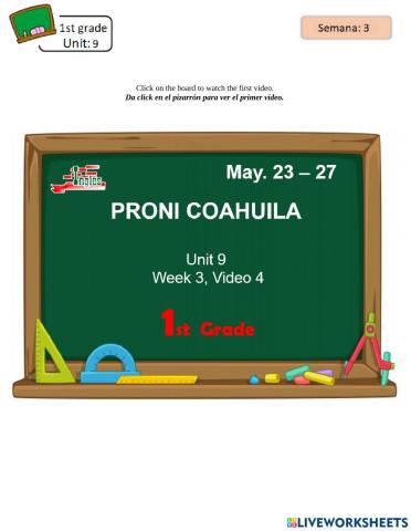 1°U9 W3 (Months of the year)