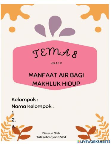 Manfaat air bagi makhluk hidup