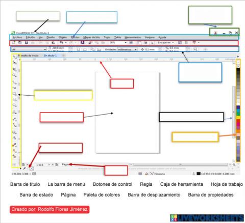 Interfaz de CorelDraw