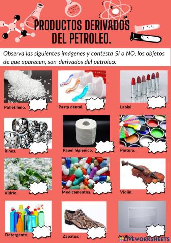 Productos derivados del petroleo