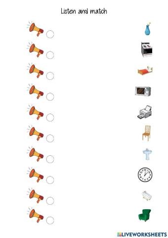 listen and match furniture 1