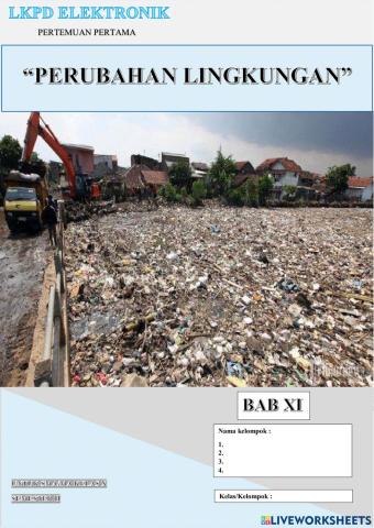 E-lkpd perubahan lingkungan