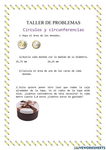 Círculo y circunferencia