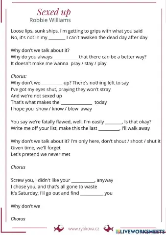 Sexed up (Robbie Williams)