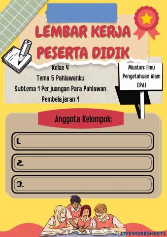 LKPD Sifat-sifat Cahaya Kelas 4 SD