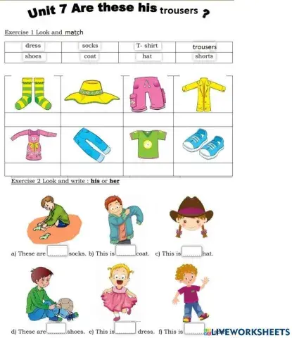 Are these his trousers?