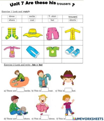 Are these his trousers?