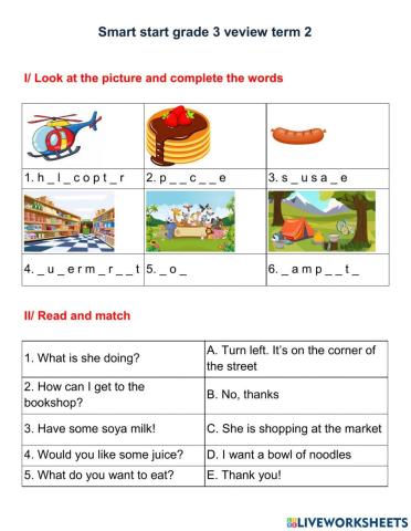 Smart start 3 review term 2