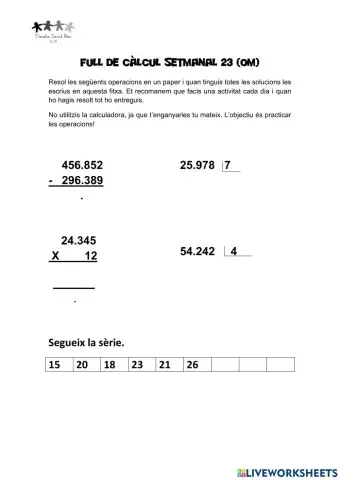 Full de càlcul 23 (OM)