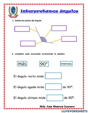 Interpretamos ángulos