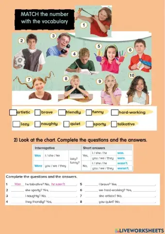 Past To Be + Personality 2