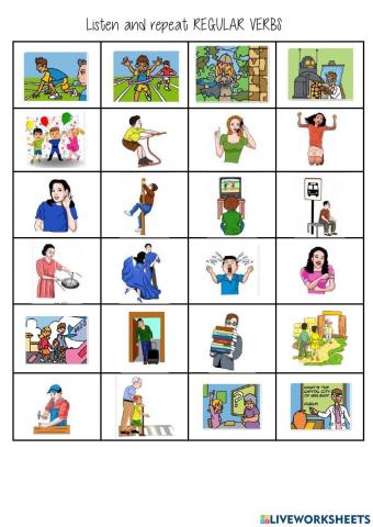 listen and choose mix verbs 2