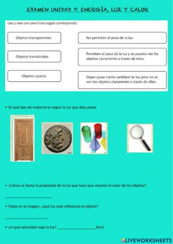 Energía, luz y calor (parte 2)