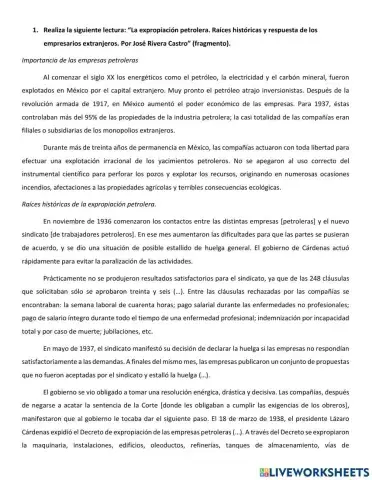 Expropiación petrolera en México