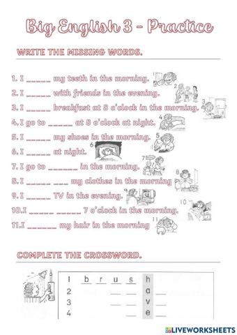 Children 2 - Vocabulary and Grammar Practice