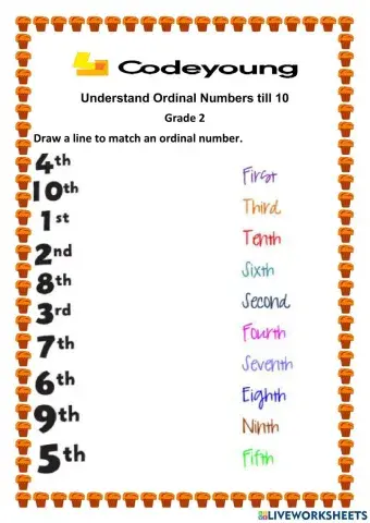 Ordinal number WS 2