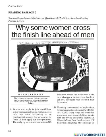 Ielts  reading test 4 part 2