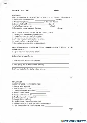 Foundation test unit 10