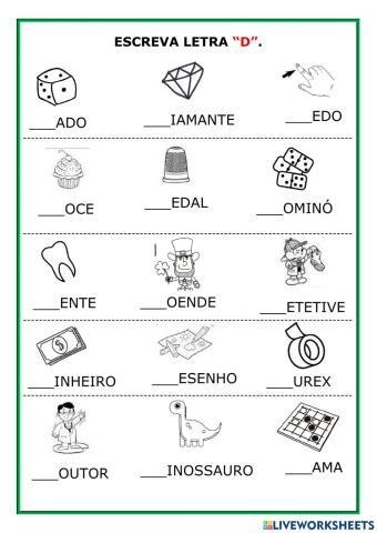 Letra d