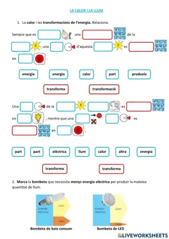 El calor i la llum 4. La calor i les transformacions de l’energia
