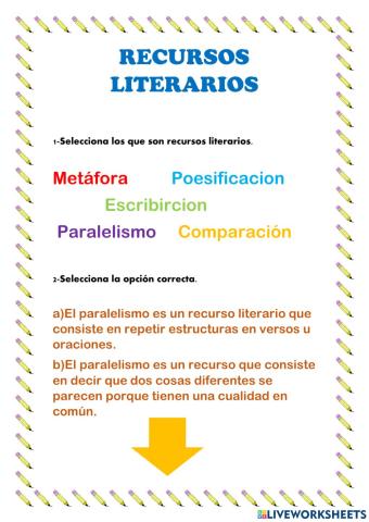 Recurso literarios