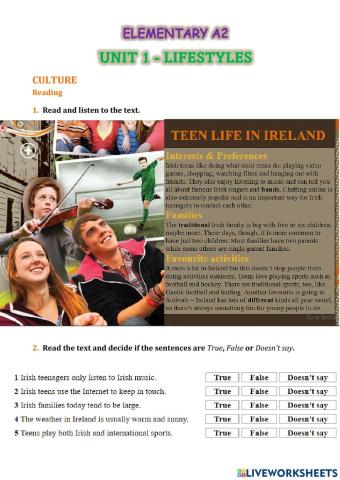 Teen Life in Ireland