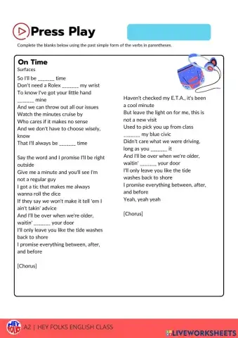 Press Play - On time