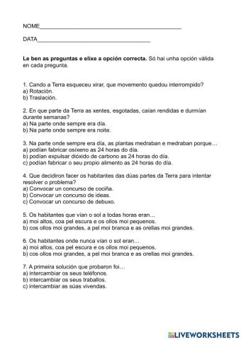 Cando a terra esqueceu xirar (test)