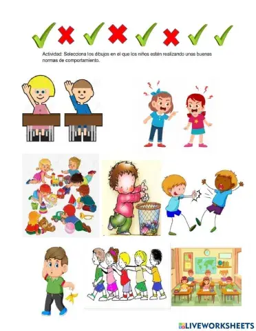 NORMAS DE CONVIVENCIA PARA PREESCOLAR UPV 6