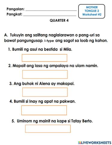 Mother Tongue - Pang-uri Q4 WS -2