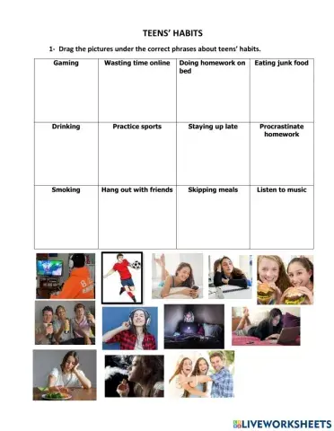Teens' habits