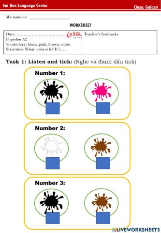 PPD A2 (pink, white, black, brown)