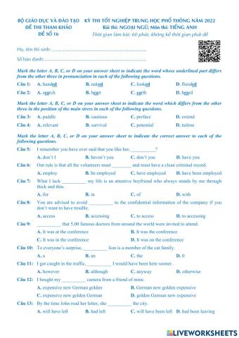 MSE-2022-Đề thi thử số 16