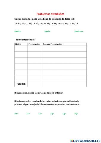 Problema estadística