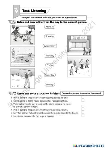 Listening unit 9 form 4