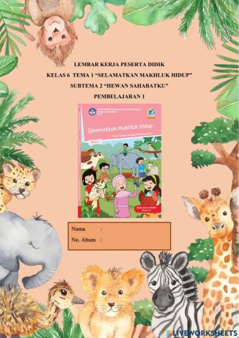 E-lkpd ipa kelas 6 tema 1 subtema 2