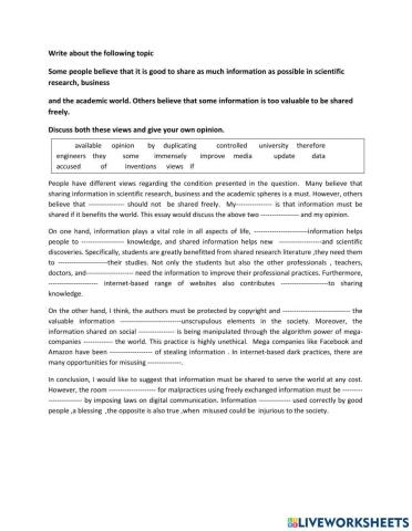 IELTS Academic Writing