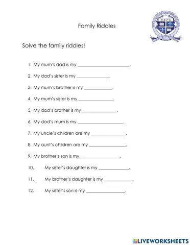 Family Riddles