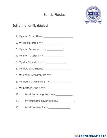 Family Riddles