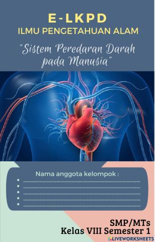 E-LKPD (Sistem Peredaran Darah pada Manusia)