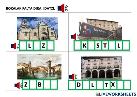 Bokalak falta dira . idatzi 1