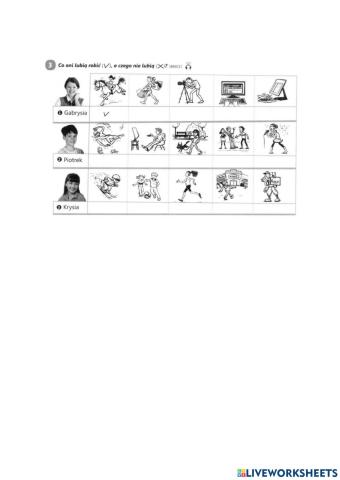 Co oni lubią robić?