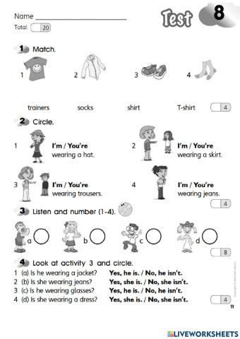 Smart Junior 2 Test 8