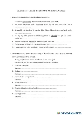 Great inventions and discoveries