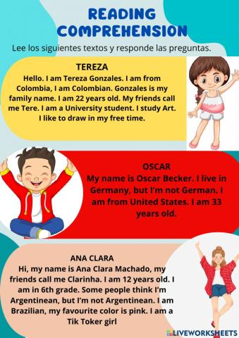 Countries and Nationalities