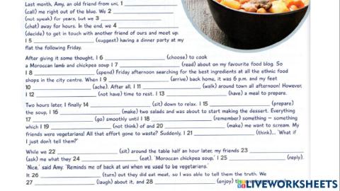 English: Past tenses Revision