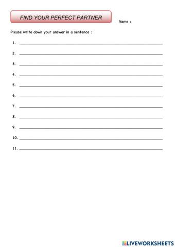 Find your perfect partner