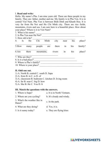 Textbook 3 - unit 20 lesson1