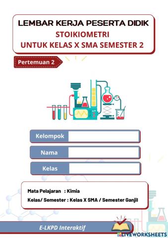 Perhitungan Kimia dalam Persamaan Reaksi