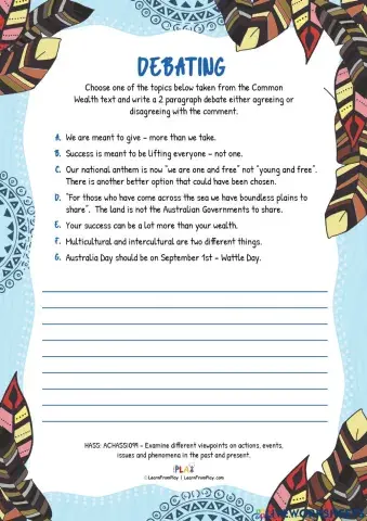 Common Wealth - Debating